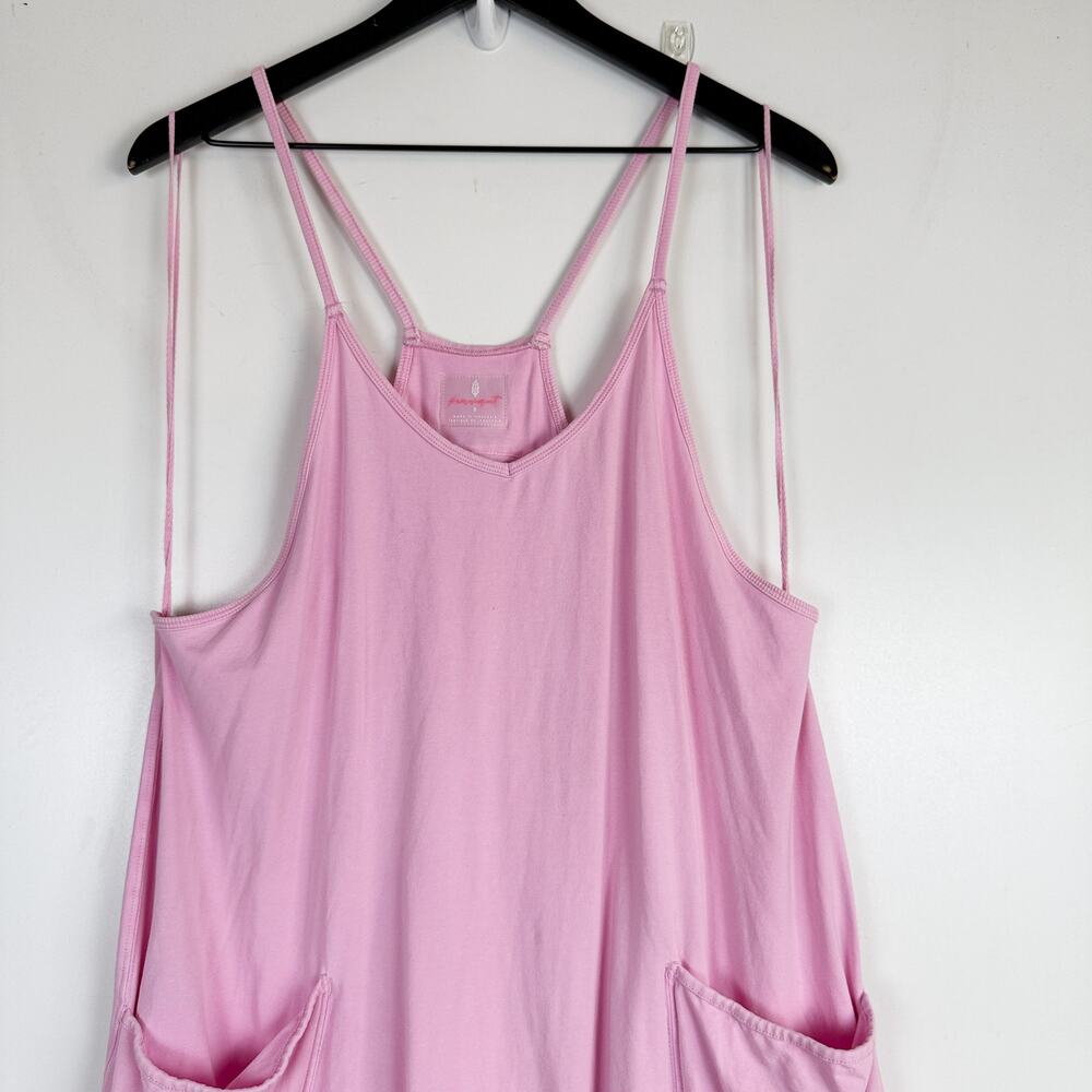 Free People Movement Hot Shot Onesie Jumpsuit Pink - S - Picture 2 of 10